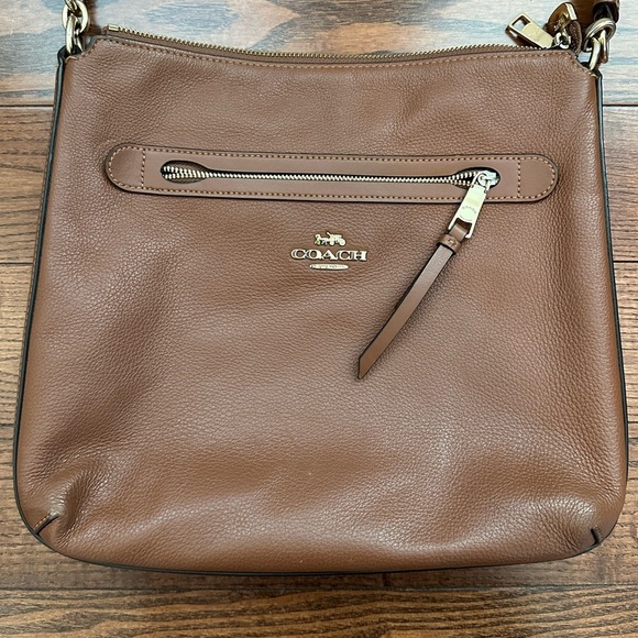 Coach Mae File Crossbody - brown leather - Picture 2 of 12